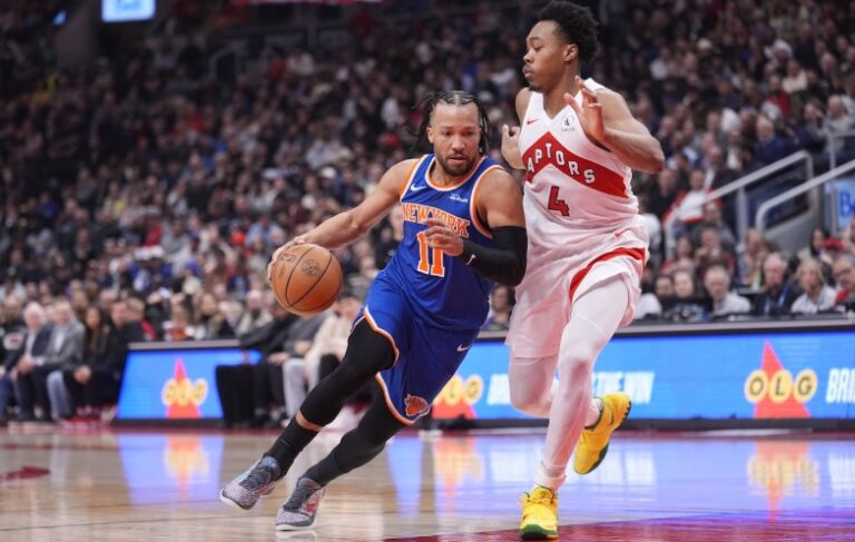Los Knicks  de Nueva York dominan a los Raptors de Toronto