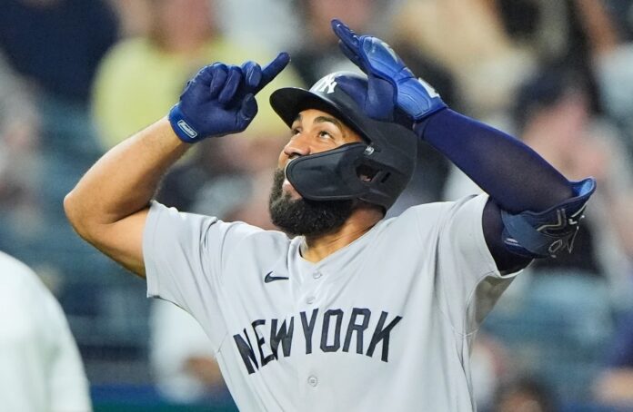 Amed Rosario, de los Yankees de Nueva York